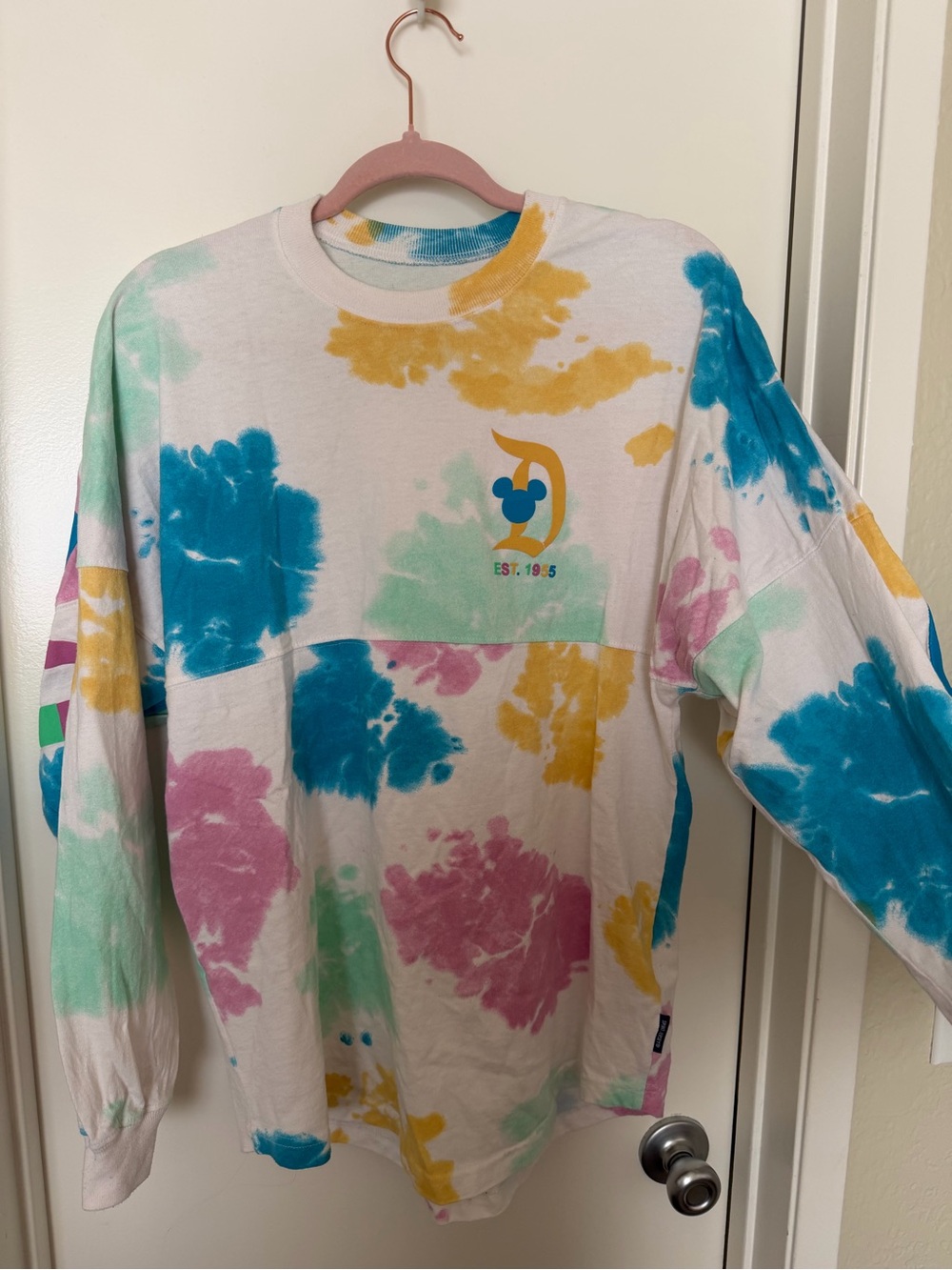 Disney Tie-Dye Long Sleeve Spirit Jersey